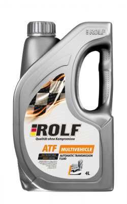 Масло ROLF ATF Multivehicle (4 л) АКПП синт.трансм. ПЛАСТИК * Акция !!!