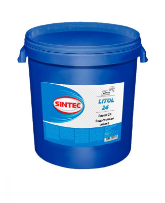 Смазка Литол-24 SINTEC 18 кг желтая