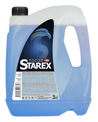 Тосол STAREX  3кг (Север) синий