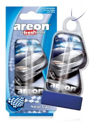 Освежитель воздуха 'AREON' REFRESHMENT  LIQUID New Car/Новая машина, подвесной гелевый