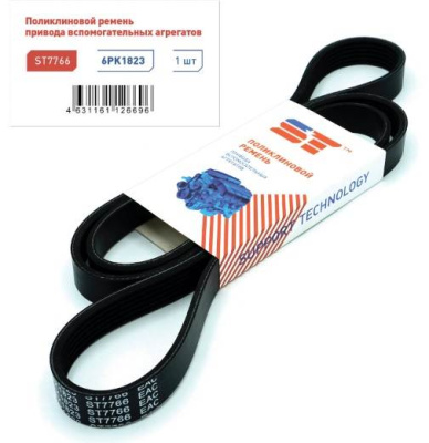 Ремень 6PK1823  Lada Largus 12- Renault Logan I, II 04- Renault Sandero I, II  ST