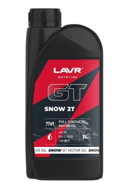 Масло LAVR MOTO 2T GT SNOW  1 л синт.