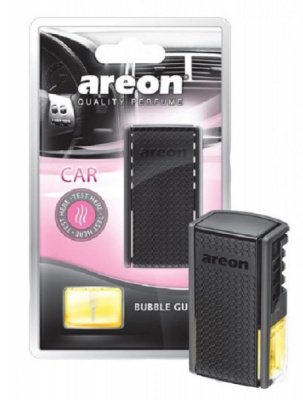 Освежитель воздуха 'AREON' CAR box Bubble Gum/Бабл гам, на дефлектор, блистер