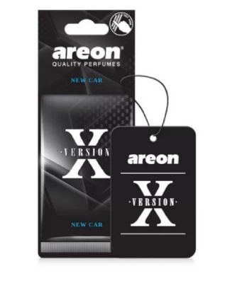 Освежитель воздуха 'AREON'  X-VERSION New Car / Новая машина, подвесной картон