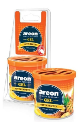 Освежитель воздуха 'AREON' GEL CAN BLISTER Tutti Frutti/Тутти Фрути, жестян.банка