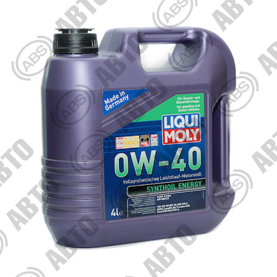 Масло LIQUI MOLY Synthoil Energy 0W40 A3/B4 (4 л) синт.