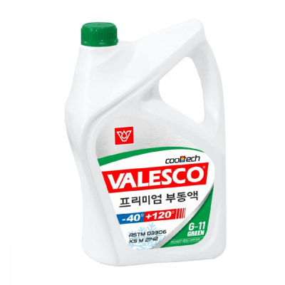 Антифриз VALESCO -40 G-11   5 кг зеленый  Акция !!!