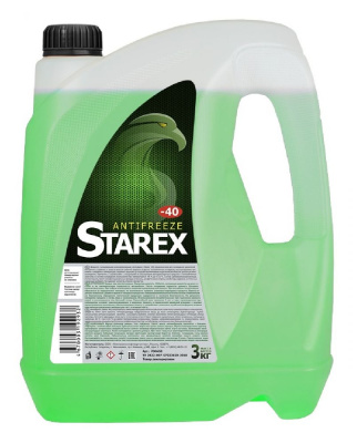 Антифриз STAREX -40 G-11   3 кг зеленый (Север)