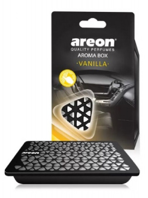 Освежитель воздуха 'AREON' AROMA BOX Vanilla/Ваниль, под сидение