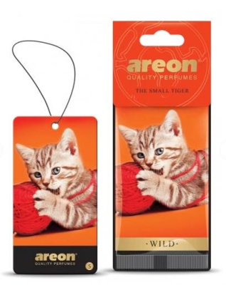 Освежитель воздуха 'AREON' WILD  The Small Tiger/Маленький Тигр, подвесной картон