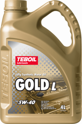 Масло TEBOIL Gold L 5W40 SN/CF, A3/B4    4 л синт.