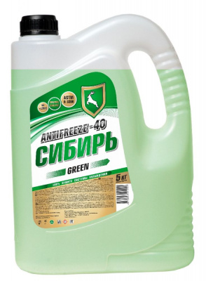 Антифриз СИБИРЬ -40   5 кг зеленый