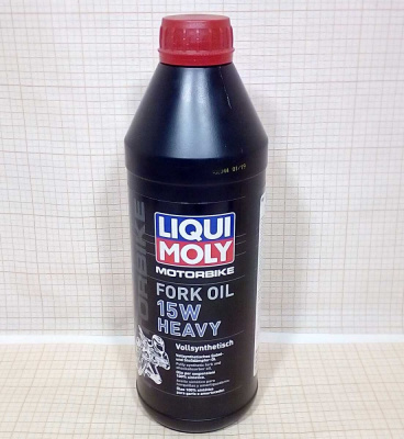 Масло для вилок и амортизаторов Mottorad Fork Oil Heavy 15W ( 1 л) 'LiquiMoly' синт.