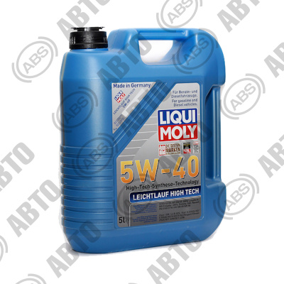 Масло LIQUI MOLY Leichtlauf High Tech 5W40 SP A3/B4 ( 5 л) синт.