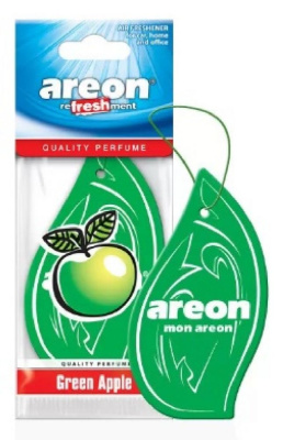 Освежитель воздуха 'AREON' REFRESHMENT Green Apple/Зеленое яблоко, подвесной картон